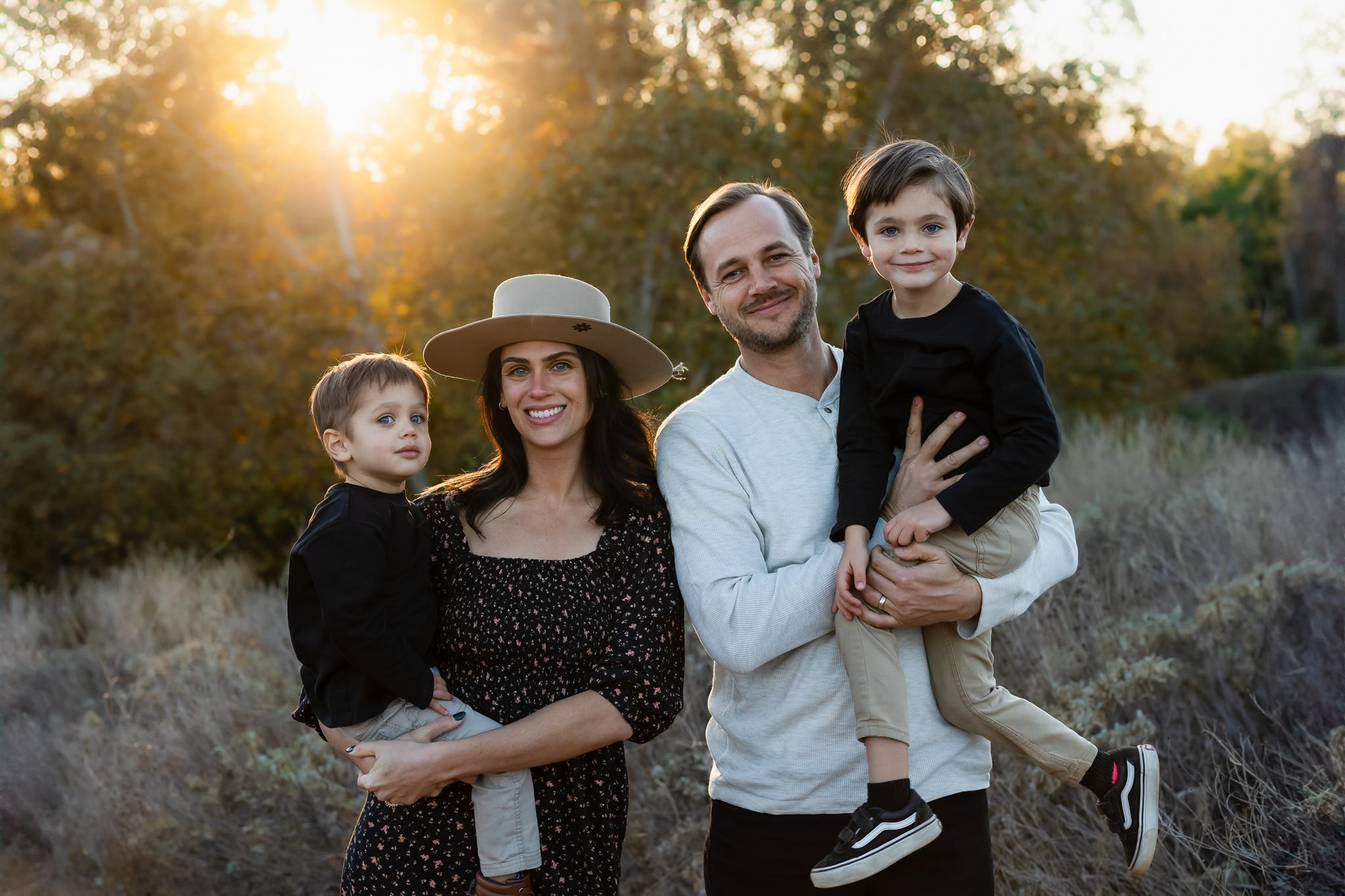 Golden Hour & Giggles on the Trail: A Summer Family Session in Riverside, CA