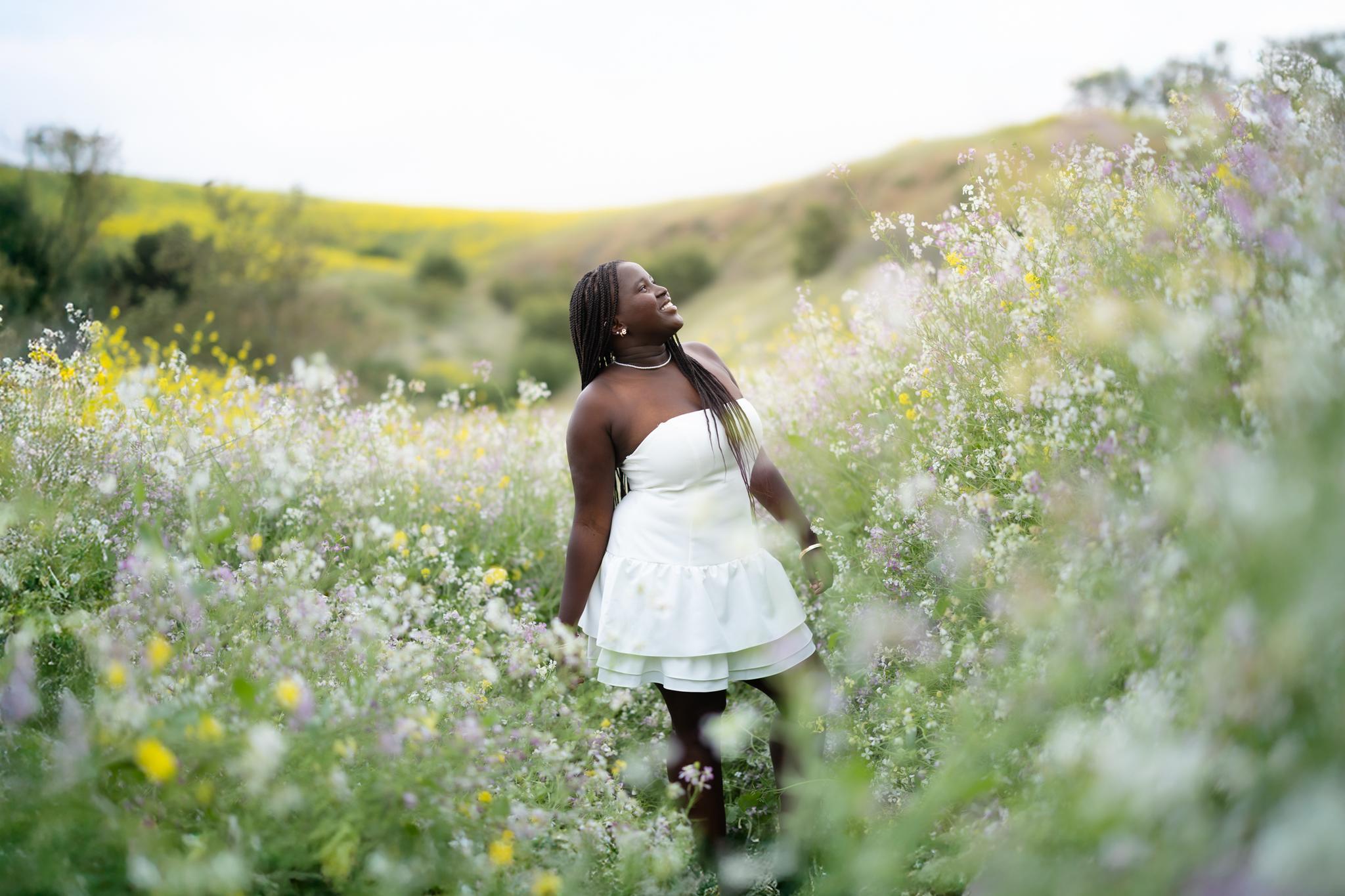 High School Senior Spring Session at Chino Hills State Park | Wildflowers, Sunshine & Senior Memories